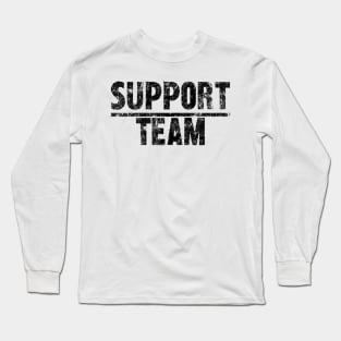 Sturdy Support Squad: Vintage Style Tee Long Sleeve T-Shirt